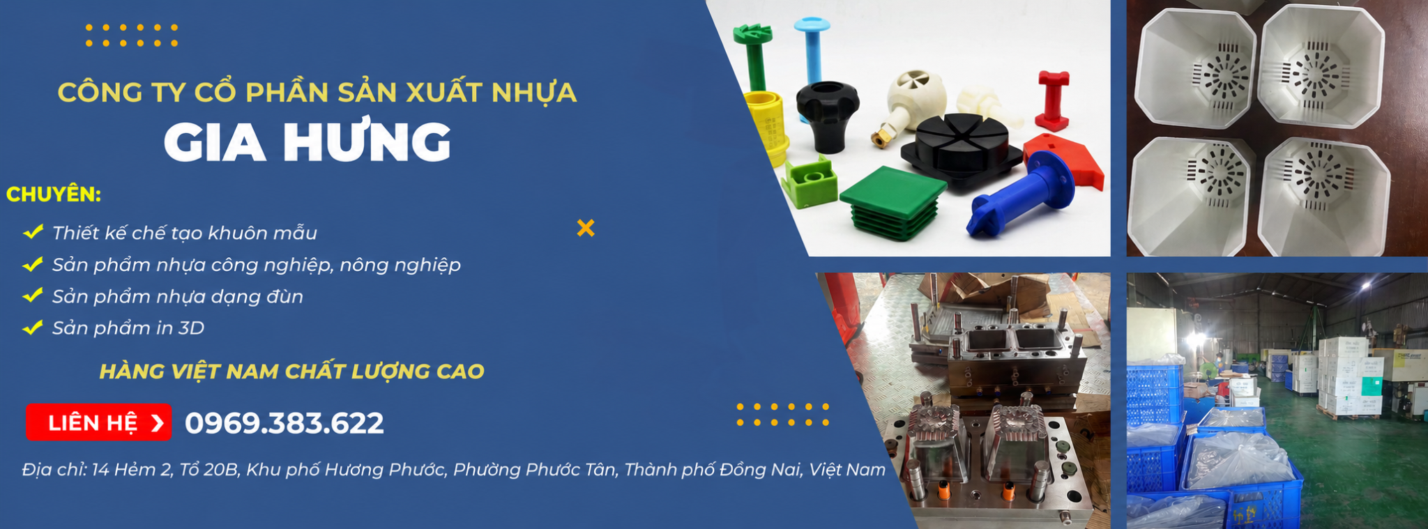 Dịch vụ gia công ép nhựa theo yêu cầu tại GIA HƯNG PLASTIC