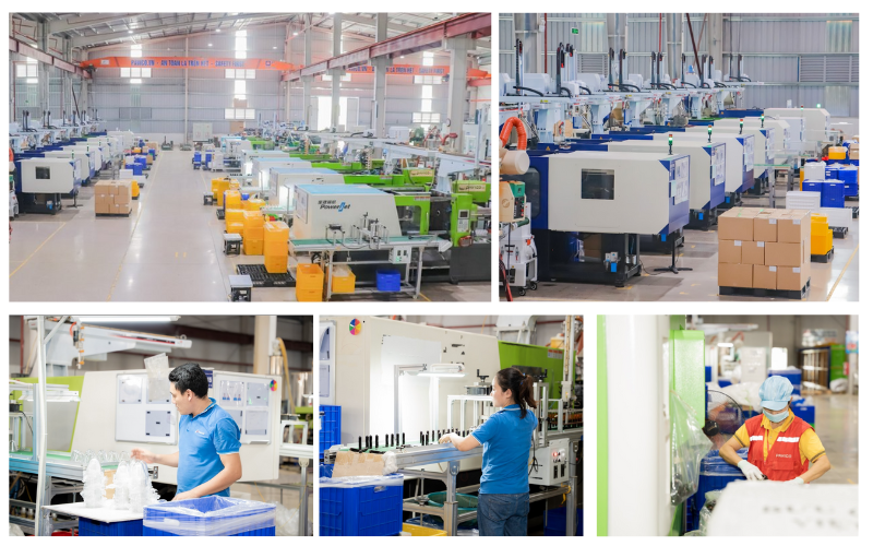Minh họa các yếu tố ảnh hưởng đến chi phí gia công ép nhựa